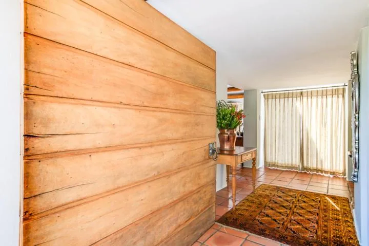 Timber barn door detail